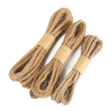 Wholesale Packaging Rope Natural Twisted Jute Ribbon Jute rope Hemp Rope